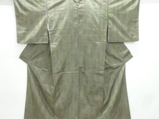 JAPANESE KIMONO / TSUMUGI / WOVEN STRIPE